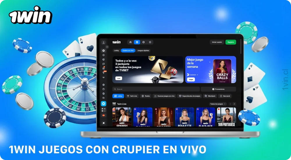 En el casino 1win Chile hay disponibles juegos con crupieres en vivo, como la ruleta, el baccarat, el blackjack y otros