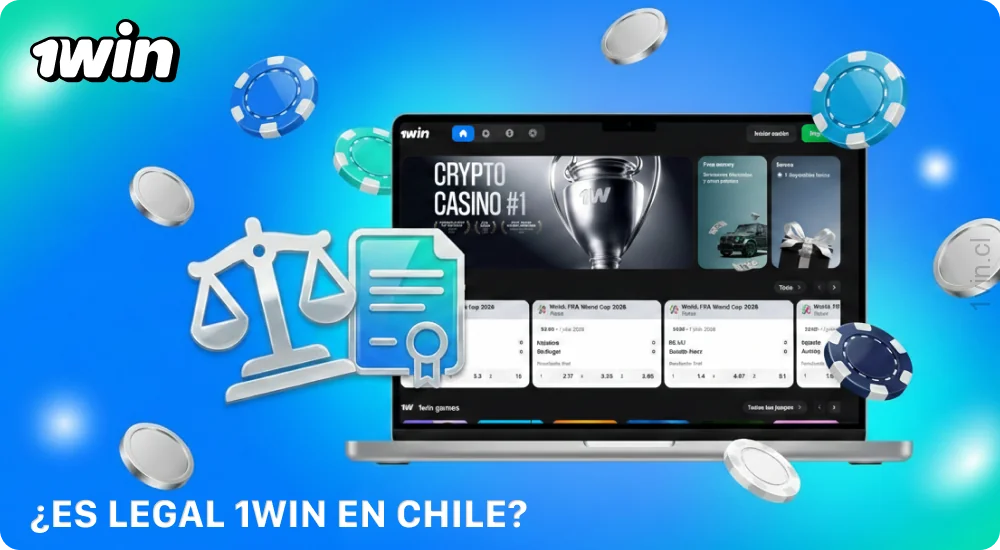 1win Chile opera con una licencia internacional y solo está disponible para usuarios mayores de 18 años